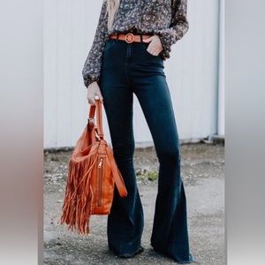 Three Bird Nest Bell Bottoms XL NWOT